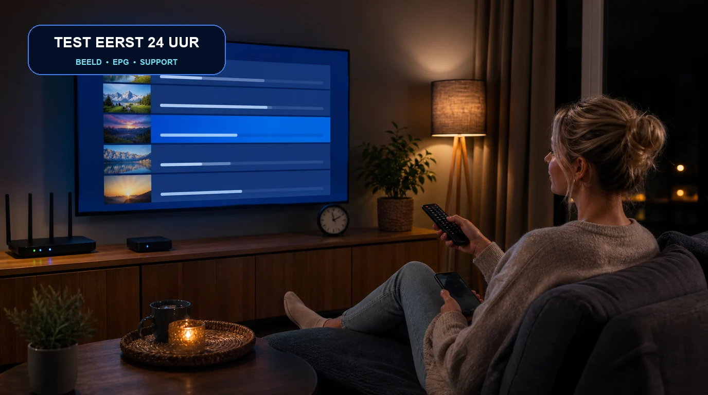 Gratis IPTV-test van 24 uur op Smart TV