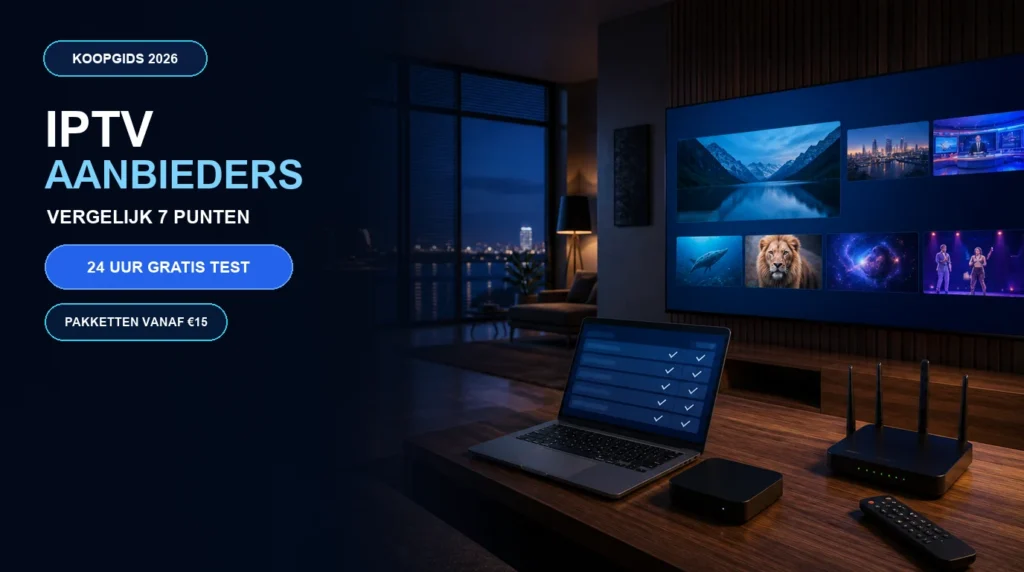 IPTV aanbieders vergelijken in Nederland met 24 uur gratis test