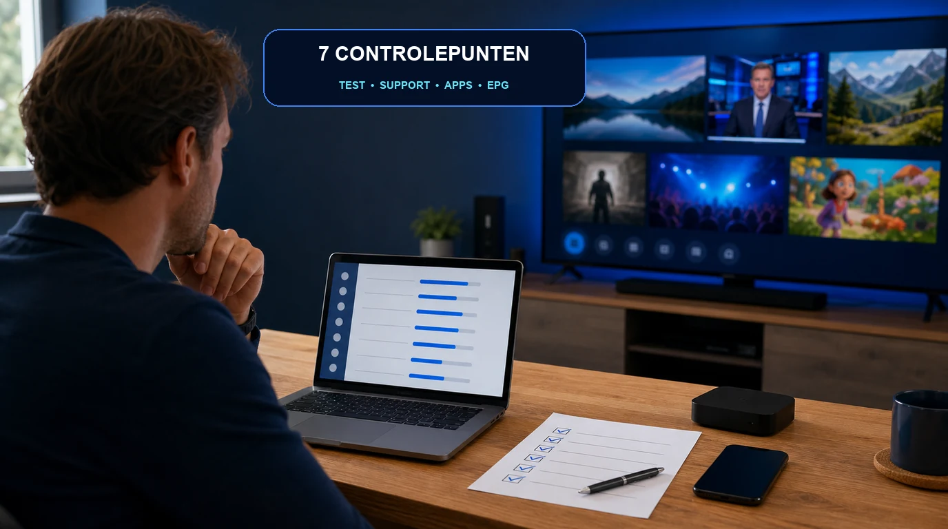 IPTV aanbieders vergelijken op zeven controlepunten