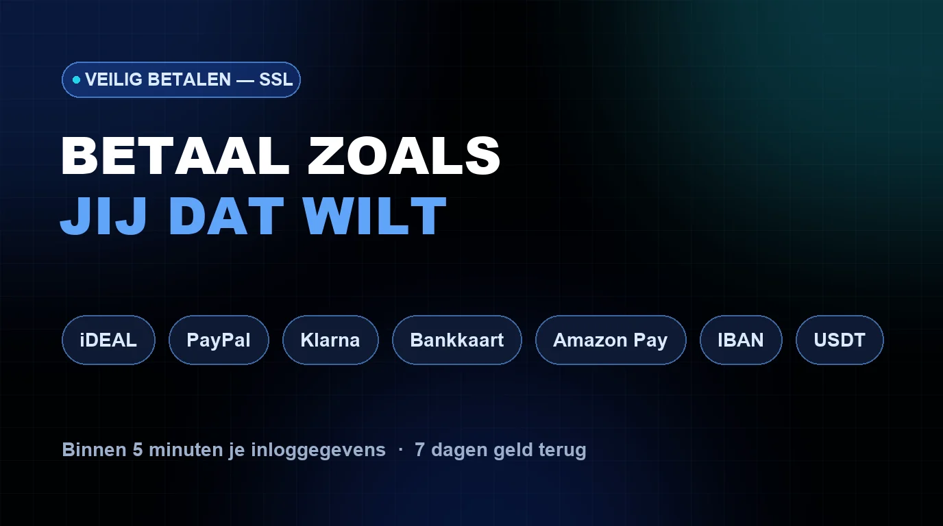 IPTV abonnementen veilig betalen met iDEAL en PayPal