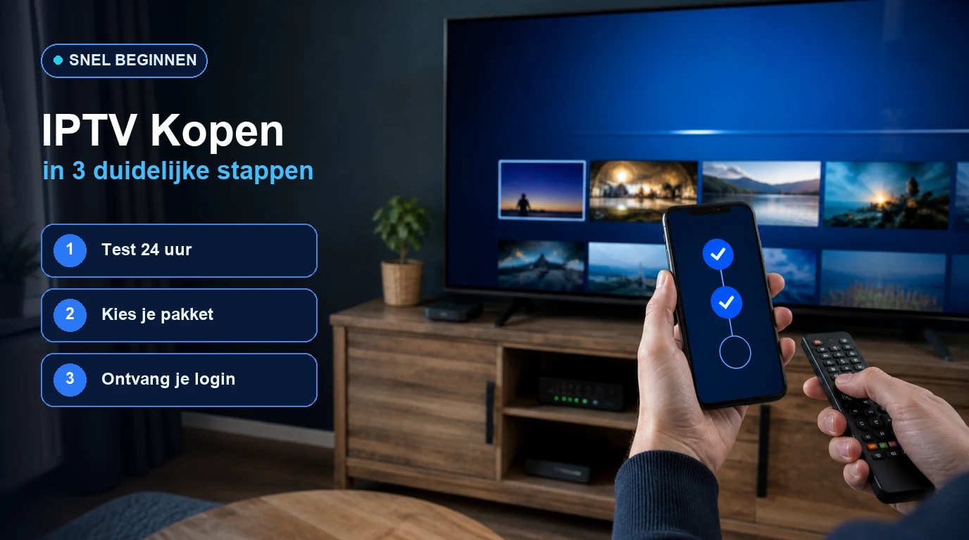 IPTV kopen in drie eenvoudige stappen