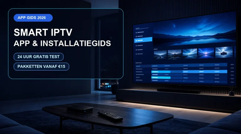 Smart IPTV app installeren in Nederland 2026